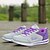 economico Sneakers da donna-Per donna Scarpe da ginnastica Lacci Plateau Piatto Comoda Sportivo Ufficio e carriera Footing Tulle Autunno Primavera Estate Bianco Grigio Viola