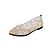 baratos Sapatilhas de mulher-Mulheres Sapatos Microfibra Verão Conforto Rasos Sem Salto Prata / Rosa claro / Dourado