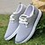cheap Men&#039;s Athletic Shoes-Men&#039;s Flats Spring Summer Canvas Outdoor Casual Flat Heel Others Blue Gray Khaki Walking