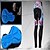 billige Tøjsæt til mænd-Cykeltrøje og tights Unisex Langærmet CykelHurtigtørrende Anatomisk design Ultraviolet Resistent Påførelig Åndbart 3D Måtte Refleksbånd