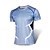 voordelige Nieuw in-Voor heren Korte mouw Hardloopshirt T-shirt Sweatshirt Kleding Bovenlichaam Zomer Elastaan Sneldrogend Ademend Reflecterende strips Sportschooltraining Training&amp;Fitness Hardlopen Sportkleding Blauw