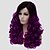 cheap Synthetic Trendy Wigs-europe wind street nightclub performances color million with a partial wig