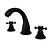 cheap Bathroom Sink Faucets-Bathroom Sink Faucet - Widespread Oil-rubbed Bronze Widespread Three Holes / Two Handles Three HolesBath Taps