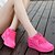 ieftine Adidași de Damă-Pentru femei Adidași În aer liber Dantelă Platformă Tăietori Plimbare Imitație de Piele Negru Alb Roz