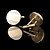 Χαμηλού Κόστους Αντρικά Αξεσουάρ-Butoni 1 ζευγάρι,Μονόχρωμο Χρυσαφί Μοντέρνα / Δώρο Κουτιά &amp; Τσάντες Cufflink Ανδρικά Κοσμήματα