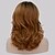 voordelige Synthetische trendy pruiken-Synthetische pruiken Synthetisch haar Bruin Pruik Dames Kort Zonder kap Medium Golden Brown