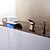 preiswerte Badewannenarmaturen-Badewannenarmaturen - Modern Öl-riebe Bronze Romanische Wanne Keramisches Ventil Bath Shower Mixer Taps / Messing / Einhand Drei Löcher