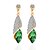 cheap Earrings-Women&#039;s Drop Earrings Hoop Earrings Crossover Tassel Bohemian Punk Rock Hip-Hop Earrings Jewelry Green / White / Blue For Party Wedding Casual Daily