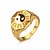 baratos Anéis para Homem-Anel de banda Dourado Aço Inoxidável Personalizada Punk Fashion 7 8 9 10 11 / Homens