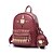 cheap Backpacks &amp; Bookbags-Women&#039;s Bags PU Backpack Rivet for Shopping Casual Outdoor All Seasons Black Beige Purple Pink