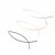 billige Mode Øreringe-Ørering dingle øreringe Erklæring Damer minimalistisk stil Mode Øreringe Smykker Guld / Sort / Sølv Til Bryllup Fest Daglig Afslappet