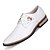 baratos Sapatos Oxford para Homem-Masculino sapatos Couro Primavera Verão Outono Inverno Conforto Oxfords Cadarço Para Casual Branco Preto