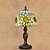 cheap Table Lamps-E27 20*36CM 5-8㎡220V Europe Type Restoring Ancient Ways Of Creative Pastoral Glass Button Switch Lamp Light Led