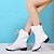 preiswerte Tanzstiefel-Damen Schuhe für modern Dance Stiefel Gespaltene Sole Niedriger Heel Mikrofaser Schnürsenkel Weiß / Schwarz / Rot / Tanzstiefel
