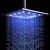 halpa LED Shower Heads-Contemporary Rain Shower Brushed Feature - LED / Rainfall, Shower Head