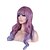 baratos Perucas Sintéticas sem Touca-Cabelo Sintético perucas Encaracolado Cabelo Ombre Sem Touca Peruca para Cosplay Longo Roxo