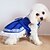 זול בגדים לכלבים-חתול כלב שמלות חורף בגדים לכלבים אדום כחול תחפושות כותנה סרט פרפר חג אופנתי XS S M L XL