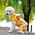 preiswerte Hundekleidung-Hund Mäntel Overall Hundekleidung Stickerei Gelb Rot Blau Polar-Fleece Baumwolle Kostüm Für Frühling &amp; Herbst Winter Herrn Damen Urlaub Modisch Neujahr