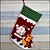 お買い得  クリスマス飾り-クリスマスの靴下は、クリスマスの日クリスマスの靴下クリスマスストッキングはサンタの靴下を装飾品の供給します