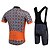 cheap Men&#039;s Clothing Sets-Fastcute Men&#039;s Women&#039;s Cycling Jersey with Bib Shorts Short Sleeve Silver+Blue Plaid Checkered Plus Size Bike Bib Shorts Jersey Bib Tights Lycra Polyester 3D Pad Breathable Quick Dry Back Pocket