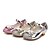 Недорогие Обувь для девочек-Розовый Серебристый ЗолотистыйСвадьба Для праздника Повседневный Для вечеринки / ужина-Синтетика-На плоской подошве-Удобная обувь Light
