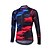 cheap Men&#039;s Clothing Sets-Fastcute Men&#039;s Long Sleeve Cycling Jersey with Bib Tights Winter Fleece Coolmax® Lycra Black Bike Clothing Suit Mountain Bike MTB Road Bike Cycling Breathable 3D Pad Back Pocket Sports Clothing