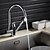 cheap Kitchen Faucets-Kitchen faucet - Single Handle One Hole Chrome Pull-out / ­Pull-down / Tall / ­High Arc Centerset Contemporary Kitchen Taps