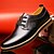 baratos Sapatos Oxford para Homem-Homens Oxfords Sapatos formais Sapatos de couro Sapatos Confortáveis Casual Casamento Escritório e Carreira Caminhada Pele Preto Marron Primavera / EU40