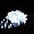 baratos Mangueiras de LED-10m Cordões de Luzes 100 LEDs LED Dip 1conjunto Branco Quente Decorativa Conetável 220-240 V / IP44