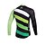 cheap Men&#039;s Clothing Sets-Miloto Men&#039;s Long Sleeve Cycling Jersey with Bib Tights White Stripes Bike Clothing Suit Thermal / Warm Fleece Lining Breathable 3D Pad Quick Dry Winter Sports Polyester Fleece Silicon Stripes