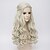cheap Costume Wigs-Synthetic Wig Cosplay Wig Wavy Wavy Wig Blonde Long Blonde Synthetic Hair Women‘s Middle Part African American Wig Braided Wig Blonde