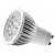 baratos Lâmpadas LED de Foco-3.5W 2700/6500 lm GU10 Lâmpadas de Foco de LED MR16 4LED leds LED de Alta Potência Decorativa Branco Quente Branco Frio AC 85-265V