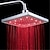 cheap LED Shower Heads-LED Tricolor Luminous Color Top Spray Shower Head With  Temperature /9 Inch Water Booster Top Spray (ABS Plating)