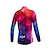 cheap Men&#039;s Clothing Sets-Miloto Women&#039;s Long Sleeve Cycling Jersey with Bib Tights - Red Bike Clothing Suit, Thermal / Warm, Quick Dry, Fleece Lining, Sweat-wicking, Winter, Polyester, Fleece Gradient / Stretchy / Plus Size