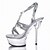 cheap Women&#039;s Sandals-Women&#039;s Sandals Cross-Strap Sandals Platform Sandals Plus Size Platform Stiletto Heel High Heel Sandals Club Shoes Casual Dress Party &amp; Evening Patent Leather Customized Materials Buckle Summer White
