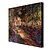 levne Abstraktní malby-Hang-malované olejomalba Ručně malované - Krajina Moderní Obsahovat vnitřní rám / Reprodukce plátna