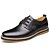 baratos Sapatos Oxford para Homem-Homens Oxfords Sapatos formais Sapatos de couro Sapatos Confortáveis Casual Casamento Escritório e Carreira Caminhada Pele Preto Marron Primavera / EU40