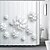 cheap Shower Curtains-Shower Curtains White Modern Poly / Cotton Blend