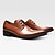 baratos Sapatos Oxford para Homem-Homens Sapatos formais Couro Primavera / Outono / Inverno Negócio Oxfords Preto / Marron / Vinho / Casamento / Festas &amp; Noite / Sapatos de couro / Sapatos de vestir