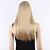 cheap Synthetic Trendy Wigs-Synthetic Wig Straight Straight With Bangs Wig Medium Length Blonde Synthetic Hair Women&#039;s Blonde