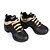 cheap Dance Sneakers-Women&#039;s Dance Shoes Dance Sneakers Modern Shoes Sneaker Lace-up Flat Heel Non Customizable Golden / Black / Red / Practice / EU36