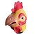 cheap Masks-Halloween Mask Animal Mask Party Chicken Horror Polycarbonate Latex Rubber 1 pcs Adults&#039; Toy Gift