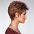 cheap Synthetic Trendy Wigs-Synthetic Wig Curly Curly Wig Short Brown Synthetic Hair Women&#039;s Red