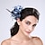 cheap Headpieces-Tulle Feather Flowers Headpiece Wedding Party Elegant Feminine Style