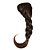 levne Ofiny-Světle hnědá Tmavěhnědá 4/27H 60 8/613 Rovné Fringe 0.2kg Umělé vlasy Hair kus Prodlužování vlasů Rovné