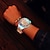 voordelige Trendy Horloge-Dames Polshorloge Kwarts Dames Lichtgevend LED s Nachts oplichtend Analoog Wit Zwart / Siliconen