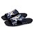 baratos Sandálias e Chinelos para Homem-Masculino Chinelos e flip-flops Conforto Microfibra Primavera Verão Outono Casual Tênis Anfíbio Tachas Rasteiro Branco Preto Rasteiro