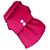 preiswerte Hundekleidung-Hund Kleider Welpenkleidung Solide Lässig / Alltäglich Modisch Winter Hundekleidung Purpur Rot Rose Kostüm Polar-Fleece XS S M L XL