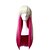 economico Parrucche trendy sintetiche-Donna Parrucche sintetiche Senza tappo Medio Lisci Pink + Red Con frangia Parrucca Cosplay costumi parrucche