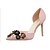 baratos Sapatos de Salto Alto de mulher-Mulheres Sapatos Flanelado Verão Saltos Salto Agulha Pérolas Vermelho / Rosa claro / Khaki